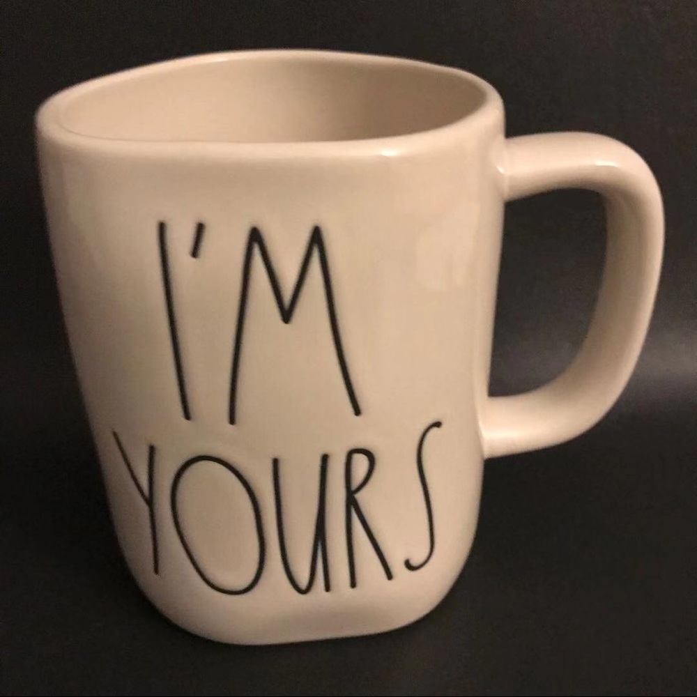 Rae Dunn Valentines I'm Yours Double Side Mug